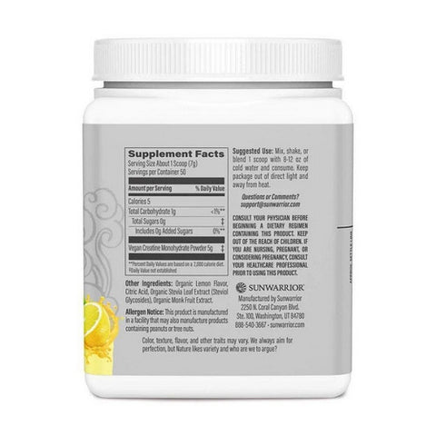 Sunwarrior, Lemonade Active Creatine, 12.35 Oz