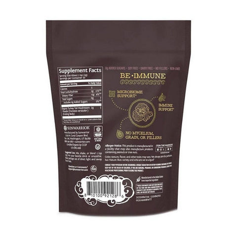 Sunwarrior, Organic Turkey Tail Mushroom Powder, 3.5 Oz