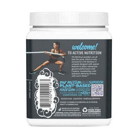 Sunwarrior, Blue Raspberry Pineapple Active Pre-Workout, 13.9 Oz