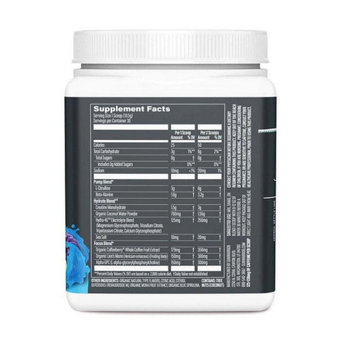 Sunwarrior, Blue Raspberry Pineapple Active Pre-Workout, 13.9 Oz