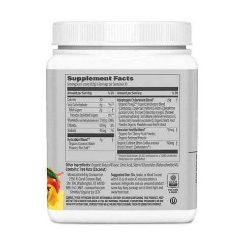 Sunwarrior, Mango Lemonade Active Energy And Hydration, 10.05 Oz
