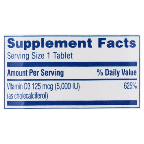Equaline, Vitamin D3 Quick Dissolve, 5000 IU, 80 Count (Case Of 3)