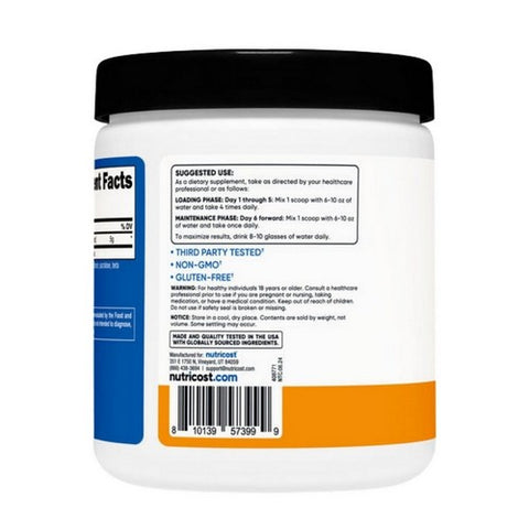 Nutricost, Creatine Monohydrate Powder Mandarin Orange, 300 Grams