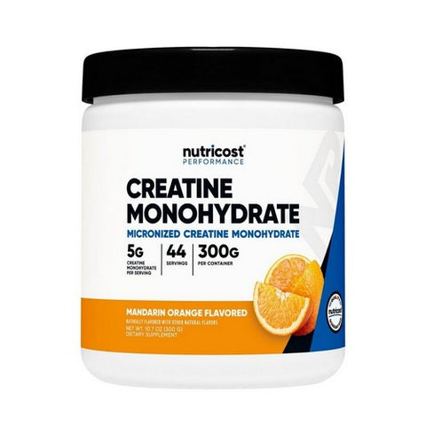 Nutricost, Creatine Monohydrate Powder Mandarin Orange, 300 Grams