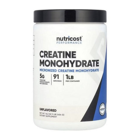 Nutricost, Creatine Monohydrate Powder Unflavored, 1 Lb