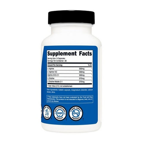 Nutricost, Nitric Oxide Booster, 750 Mg, 90 Caps