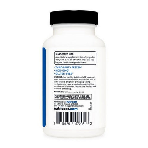 Nutricost, Nitric Oxide Booster, 750 Mg, 90 Caps