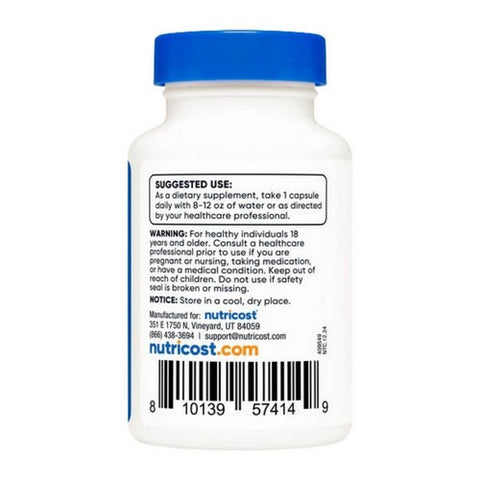 Nutricost, N-Acetyl L-Cysteine Capsules, 600 Mg, 30 Count