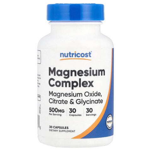 Nutricost, Magnesium Complex Capsules, 500 Mg, 30 Caps