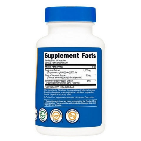 Nutricost, Tongkat Ali Complex, 1000 Mg, 60 Caps