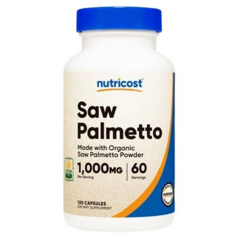 Nutricost, Organic Saw Palmetto MWO, 500 Mg, 120 Caps