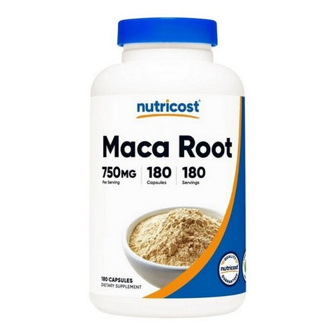 Nutricost, Maca Root Capsules, 750 Mg, 180 Count