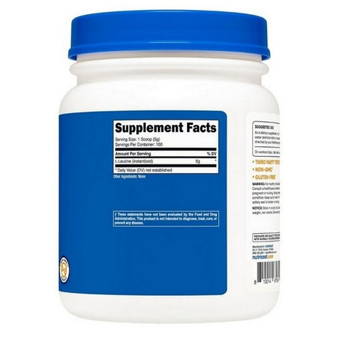 Nutricost, L-Leucine Powder, 500 Grams