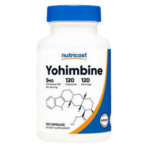 Nutricost, Yohimbine HCL Capsules, 5 Mg, 120 Count