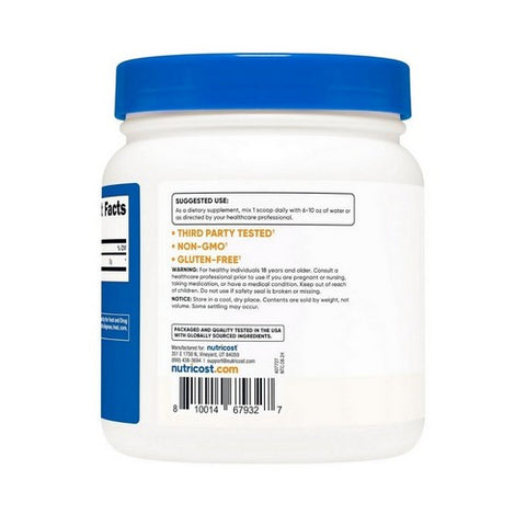 Nutricost, L-Citrulline Base Powder, 600 Grams