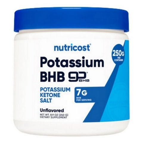 Nutricost, Ketone BHB Potassium Powder, 250 Grams