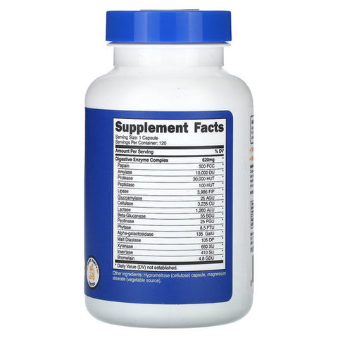 Nutricost, Digestive Enzyme Complex, 335 Mg, 120 Caps
