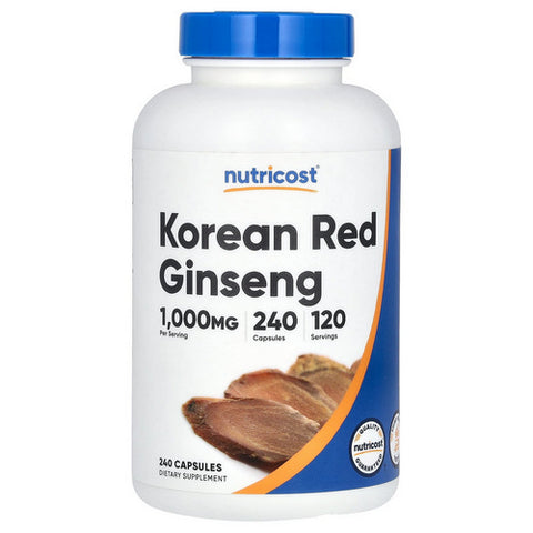 Nutricost, Korean Red Ginseng, 500 Mg, 240 Caps