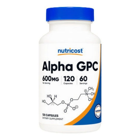 Nutricost, Alpha GPC Capsules, 600 Mg, 120 Count