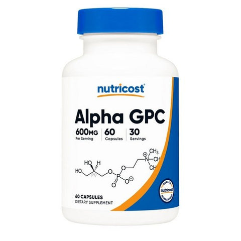 Nutricost, Alpha GPC Capsules, 600 Mg, 60 Count