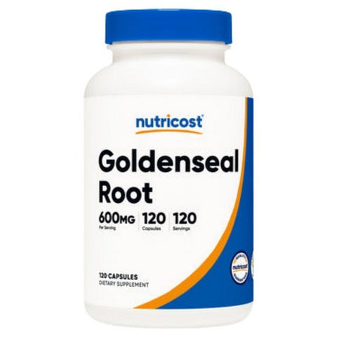 Nutricost, Goldenseal Root Capsules, 600 Mg, 120 Count