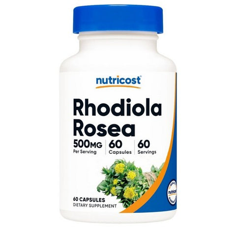 Nutricost, Rhodiola Rosea, 500 Mg, 60 Count