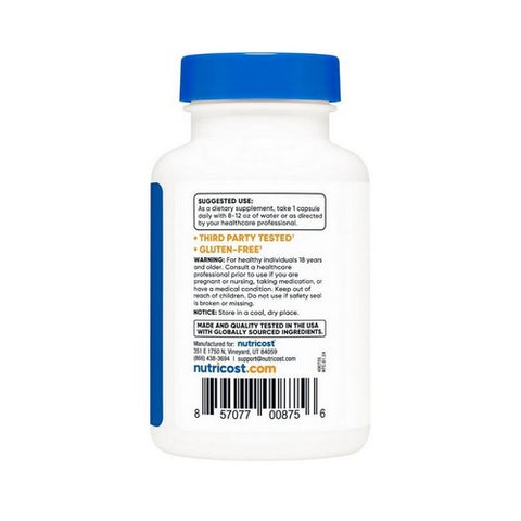 Nutricost, CDP Choline Capsules, 300 Mg, 60 Count