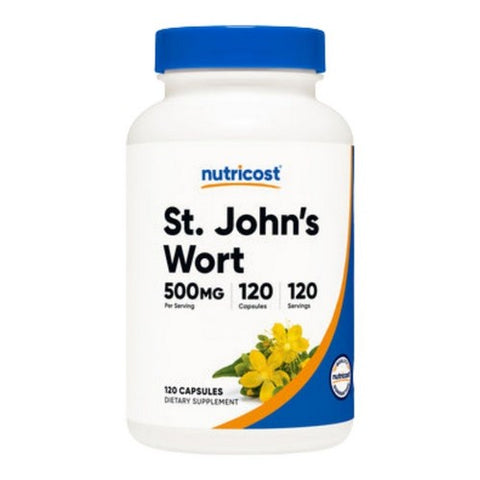 Nutricost, St Johns Wort Capsules, 500 Mg, 120 Count