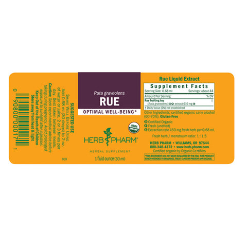Herb Pharm, Rue Extract, 1 Oz