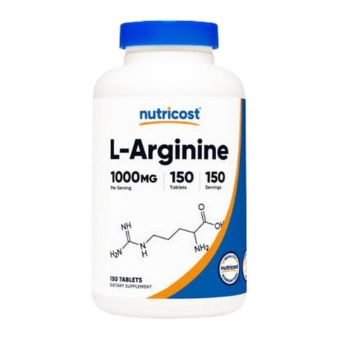 Nutricost, L-Arginine Tablets, 1000 Mg, 150 Count