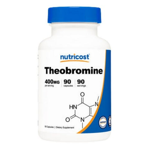 Nutricost, Theobromine Capsules, 400 Mg, 90 Count