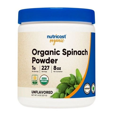 Nutricost, Spinach Powder Organic, 8 Oz