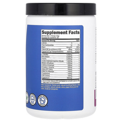 Nutricost, Pre-X Complex Grape, 30 Serving