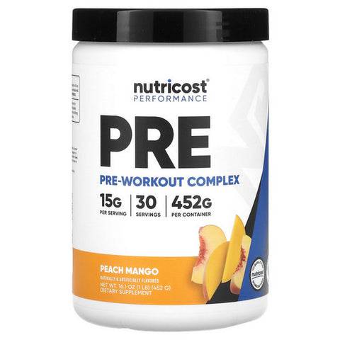 Nutricost, Pre-X Complex Peach Mango, 30 Serving