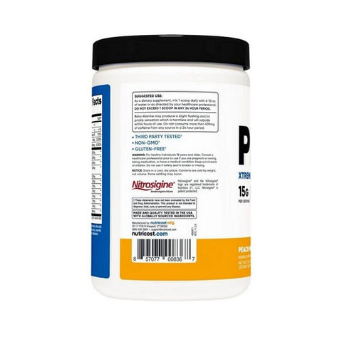 Nutricost, Pre-X Complex Peach Mango, 30 Serving