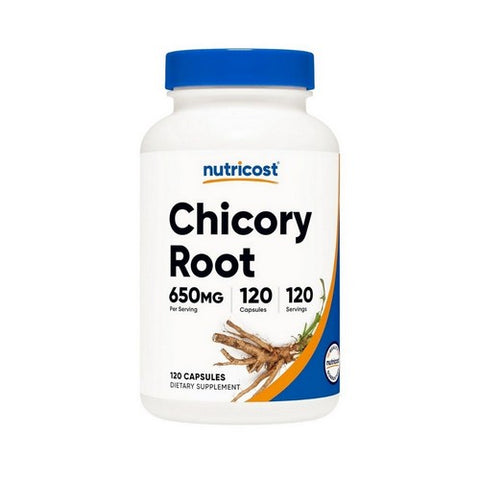 Nutricost, Chicory Root Capsules, 650 Mg, 120 Count