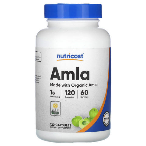 Nutricost, Amla Capsules MWO, 1000 Mg, 120 Count