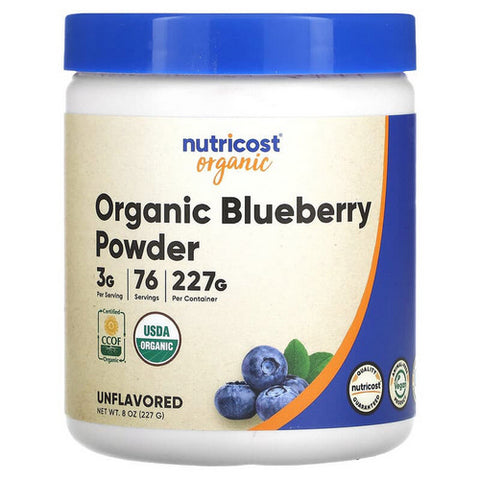 Nutricost, Blueberry Powder Organic, .5 Lb