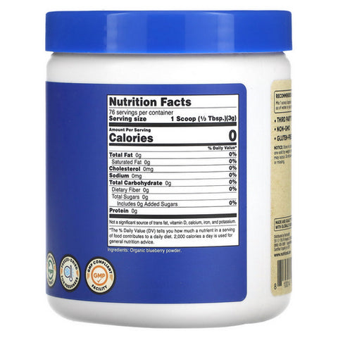 Nutricost, Blueberry Powder Organic, .5 Lb