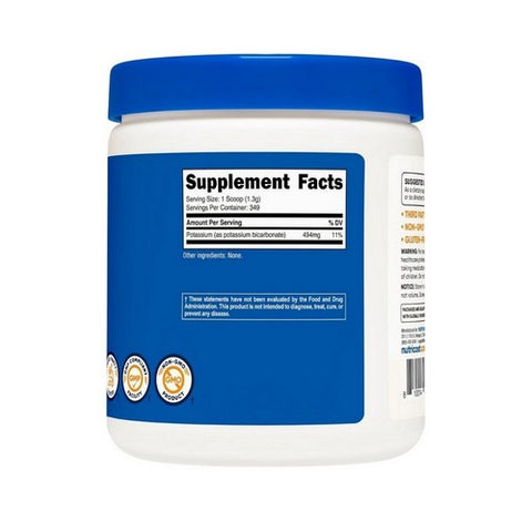 Nutricost, Potassium Bicarbonate Powder, 1 Lb