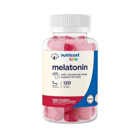Nutricost, Kids Melatonin Gummies, 1 Mg, 120 Count