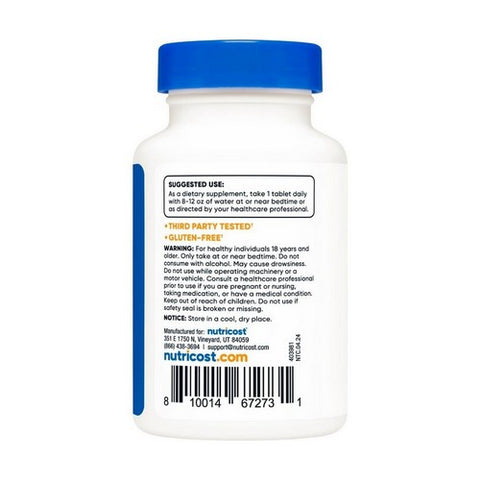 Nutricost, Melatonin Tablets, 10 Mg, 240 Count