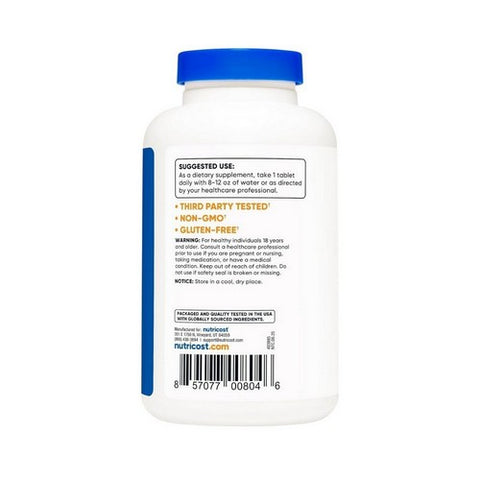 Nutricost, Sodium Chloride Tablets, 1000 Mg, 240 Count