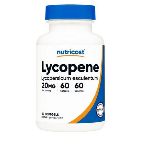 Nutricost, Lycopene Softgels, 20 Mg, 60 Count