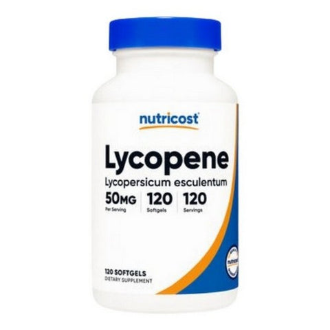 Nutricost, Lycopene Softgels, 50 Mg, 120 Count