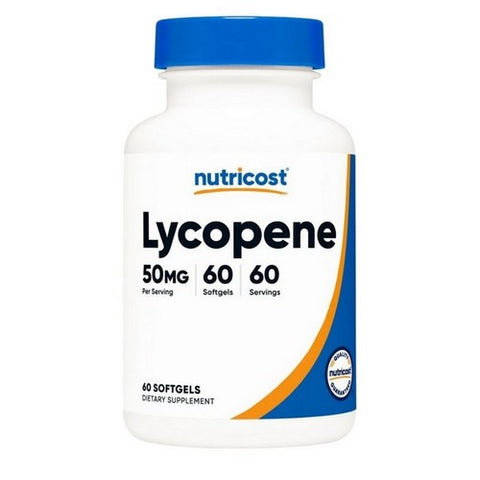 Nutricost, Lycopene Softgels, 50 Mg, 60 Count