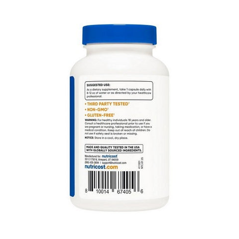 Nutricost, Soy Isoflavones Capsules, 150 Mg, 180 Count