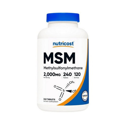 Nutricost, MSM Tablets, 2000 Mg, 240 Count