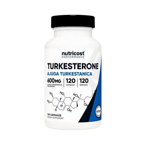 Nutricost, Turkesterone Capsules, 600 Mg, 120 Count