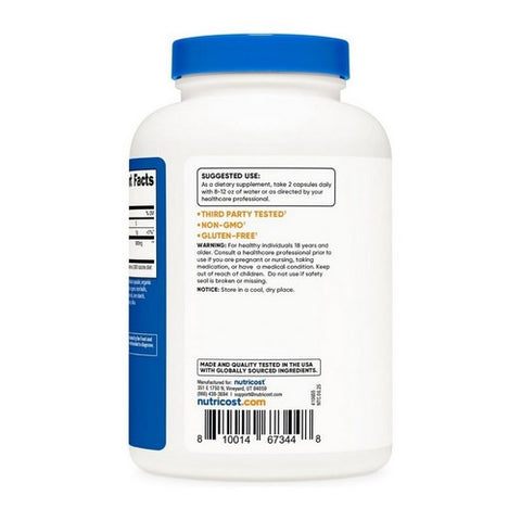 Nutricost, Bamboo Extract Capsules, 800 Mg, 240 Count